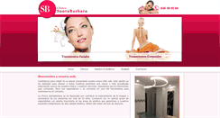 Desktop Screenshot of clinicasantabarbaramedicinaestetica.com
